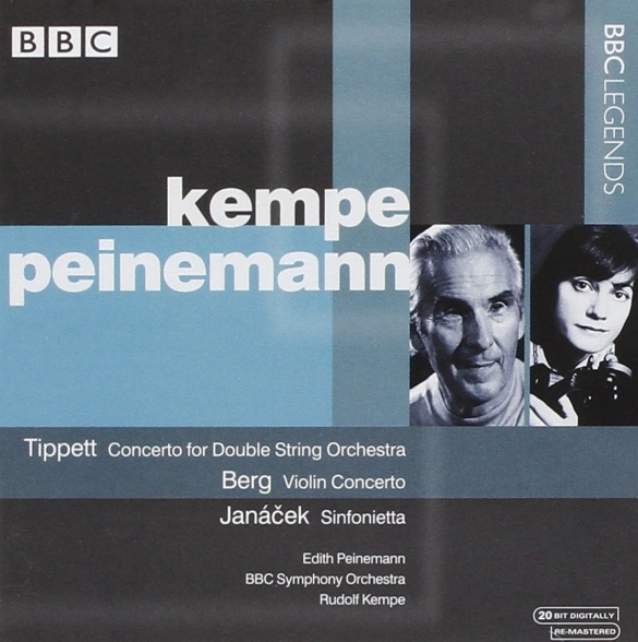 Edith Peinemann, Rudolf Kempe, BBC Symphony Orchestra: Tippett, Berg, Janáček: Concerto for Double String Orchestra / Violin Concerto, Sinfonietta - CD Foto #1