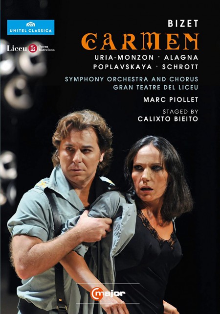 Beatrice Uria-Monzon, Roberto Alagna, Marina Poplavskaya, Erwin Schrott, Eliana Bayon, Gran Teatre del Liceu Symphony Orchestra, Marc Piollet: Bizet: Carmen - DVD