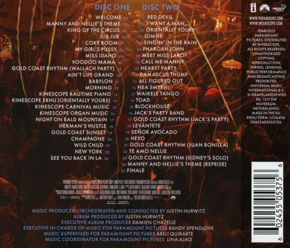 Justin Hurwitz: Babylon - CD Foto #2