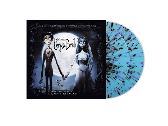 Danny Elfman: Corpse Bride (Blue Moon with Purple and Black Ghost Splatter Vinyl) - Plak Foto #2