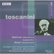 Arturo Toscanini, BBC Symphony Chorus & Orchestra: Beethoven, Mozart: Missa Solemnis, Symphony No.7, Symphony No.35 - CD