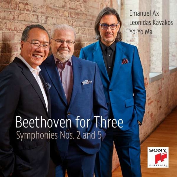 Yo-Yo Ma, Leonidas Kavakos, Emanuel Ax: Beethoven for Three: Symphonies Nos. 2 and 5 - CD Foto #1