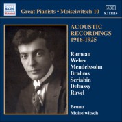 Benno Moiseiwitsch: Moiseiwitsch, Benno: Acoustic Recordings 1916-1925 - CD