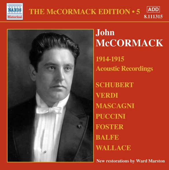 John McCormack: Mccormack, John: Mccormack Edition, Vol. 5: The Acoustic Recordings (1914-1915) - CD Foto #1