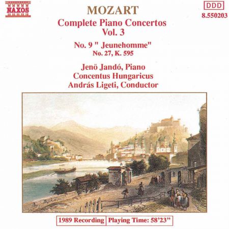 Jenö Jandó: Mozart: Piano Concertos Nos. 9 and 27 - CD