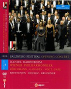 Dorothea Röschmann, Elina Garanca, Klaus Florian Vogt, Rene Pape, Wiener Philharmoniker, Daniel Barenboim: Salzburg Festival Opening Concert 2010 - DVD