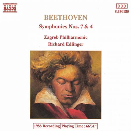 Zagreb Philharmonic Orchestra: Beethoven : Symphonies Nos. 7 and 4 - CD