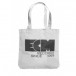 ECM Tote Bag "Old School Logo" Grey - Plak Çantası