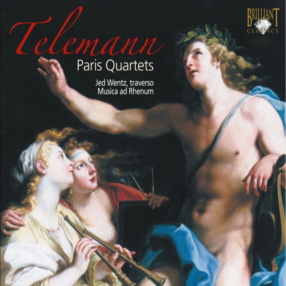 Jed Wentz, Igor Ruhadze, Cassandra L. Luckhardt, Job ter Haar, Michael Borgstede: Telemann: Paris Quartets - CD Foto #1
