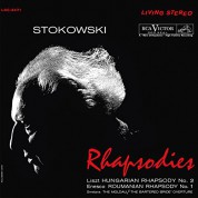 RCA Victor Symphony Orchestra, Leopold Stokowski: Liszt, Enescu: Hungarian Rhapsody, Roumanian Rhapsody (200 gr. - 45 RPM) - Plak