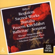 Nikolaus Harnoncourt: Biber: Requiem, Sacred Works, Battalia, Pauern Kirchfahrt - CD