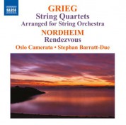 Stephan Barratt-Due, Oslo Camerata: Grieg: String Quartets (arr. for string orchestra) - Nordheim: Rendezvous - CD