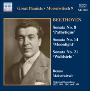 Benno Moiseiwitsch: Beethoven: Piano Sonatas Nos. 8, 14 and 21 (Moiseiwitsch, Vol. 9) (1927-1950) - CD