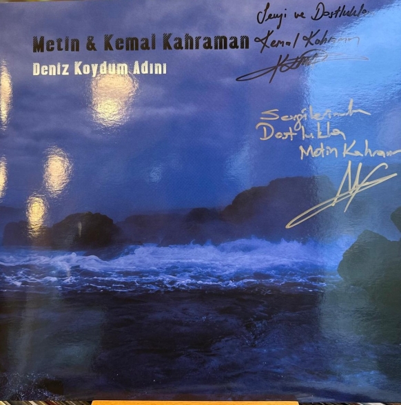 Metin & Kemal Kahraman: Deniz Koydum Adını (Islak İmzalı) - Plak Foto #1
