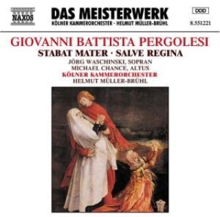 Giovanni Battista Pergolesi, Kölner Kammerorchester, Helmut Müller-Brühl, Michael Chance, Jorg Waschinski: Pergolesi: Stabat Mater / Salve Regina - CD