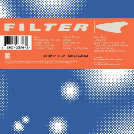 Filter: Of Record - CD