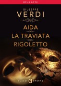 Verdi Operas: Aida / La traviata / Rigoletto - DVD