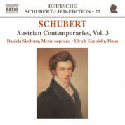 Daniela Sindram: Schubert: Lied Edition 23 - Austrian Contemporaries, Vol. 3 - CD