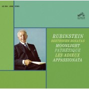 Arthur Rubinstein: Beethoven: Sonatas Moonlight, Les Adieux, Pathétique, Appassionata - CD