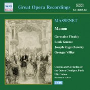 Massenet: Manon (Feraldy / Opera-Comique) (1928-1929) - CD