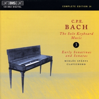 Miklós Spányi: C.P.E. Bach: Solo Keyboard Music, Vol. 3 - CD