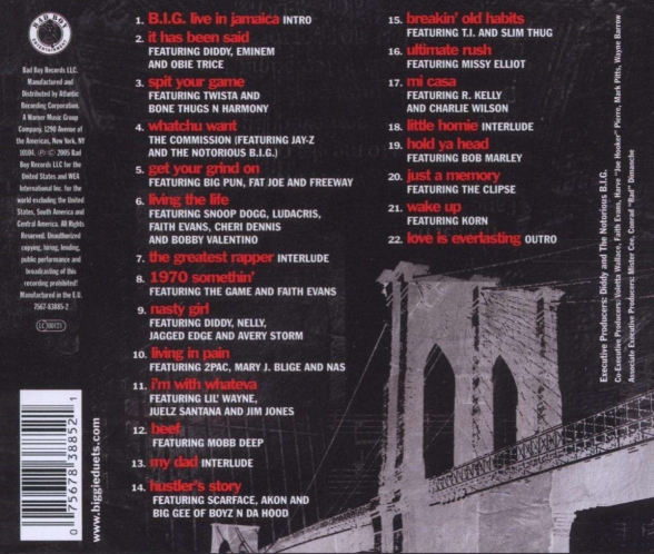 The Notorious B. I. G: Duets: The Final Chapter - CD Foto #2