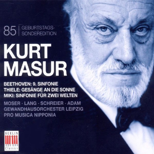 Gewandhauschor, Gewandhausorchester Leipzig, Kurt Masur: Beethoven, Thiele, Miki: Kurt Masur 85th Anniversary Edition - CD Foto #1