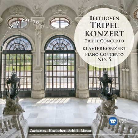 Christian Zacharias, Ulf Hoelscher, Heinrich Schiff, Gewandhausorchester Leipzig, Staatskapelle Dresden, Hans Vonk, Kurt Masur: Beethoven: Triple Concerto, Piano Concerto No. 5 - CD