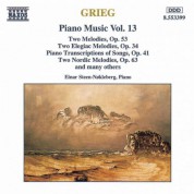Grieg: Piano Transcriptions of Songs, Op. 41 / Nordic Melodies, Op. 63 - CD