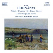 Dohnanyi: Winterreigen / 6 Piano Pieces / 3 Singular Pieces - CD