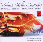 Jean-Jacques Kantorow, Orchestre d'Auvergne: Jean-Jacques Kantorow - Virtuoso Violin Concertos (Locatelli, Leclai, Mendelssohn, Tartini) - CD