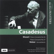 Robert Casadesus: Mozart, Weber: Piano Concerto 24 / Piano Concerto 27 / Konzertstu - CD