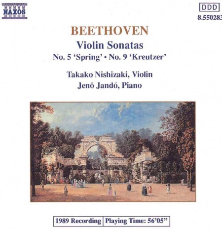 Takako Nishizaki, Jenö Jandó: Beethoven: Violin Sonatas Nos.5, 9 - CD