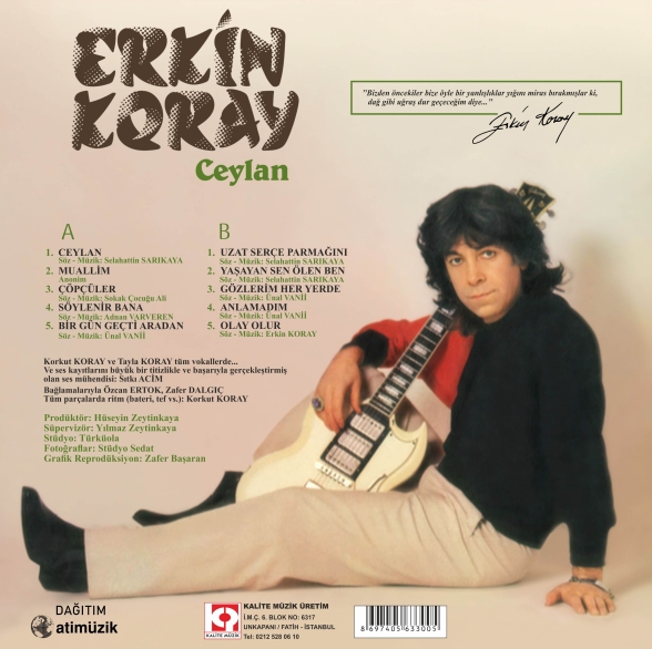 Erkin Koray: Ceylan (Çöpçüler) - Plak Foto #2