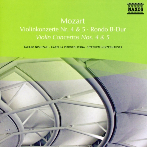 Takako Nishizaki: Mozart: Violin Concertos Nos. 4  and 5 / Rondo - CD Foto #1