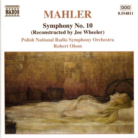 Robert Olson: Mahler, G.: Symphony No. 10 (Wheeler, 1966 version) - CD