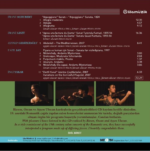 Birsen Ulucan, Özcan Ulucan, Ayşen Ulucan: Bir Ağaç Gibi - CD Foto #2