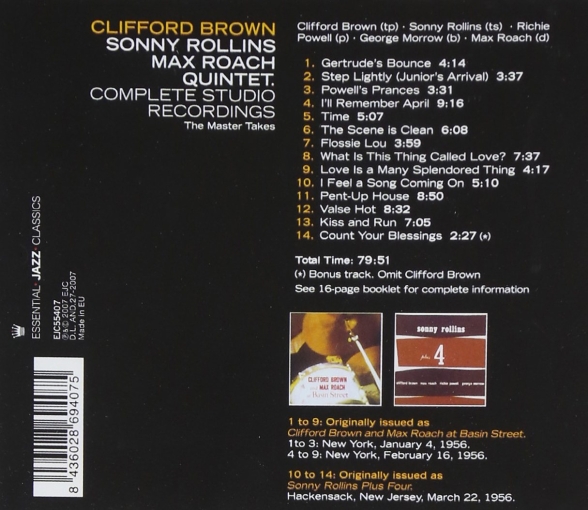 Clifford Brown: Complete Studio Recordings - CD Foto #2