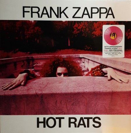 Frank Zappa: Hot Rats (50th Anniversary - Limited Edition - Tranparent Hot Pink Vinyl) - Plak