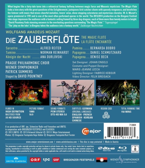 Ana Durlovski, Daniel Schmutzhard, Alfred Reiter, Wiener Symphoniker: Mozart: Die Zauberflöte - BluRay Foto #2