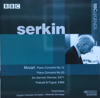 Rudolf Serkin, Alexander Schneider, English Chamber Orchestra: Mozart: Piano Concertos Nos. 12 & 20 - CD