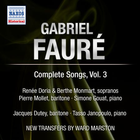Renee Doria: Faure: Complete Songs, Vol. 3 - CD