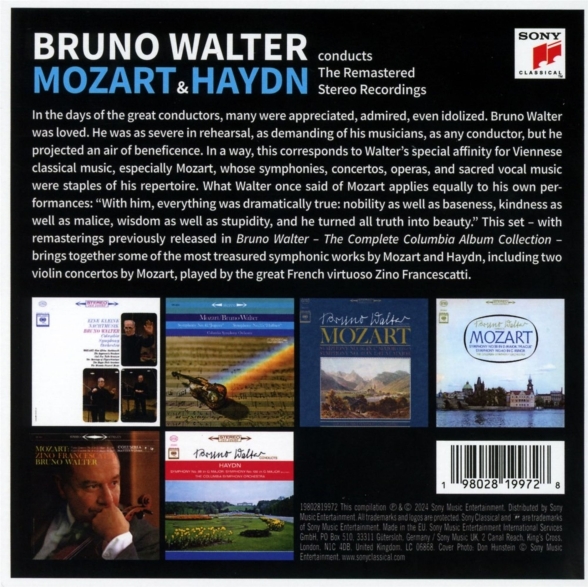 Bruno Walter: Conducts Mozart & Haydn (Remastered) - CD Foto #2