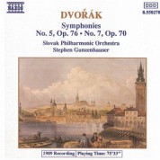 Dvorak: Symphonies Nos. 5 and 7 - CD