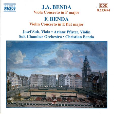 Benda, F.: Violin Concerto  / Benda, J. A.: Viola Concerto - CD