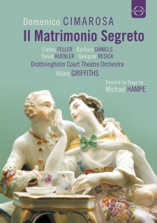 Carlos Feller, Georgine Resick, Barbara Daniels, Marta Szirmay, David Kuebler, Claudio Nicolai, Drottningholm Court Theatre Orchestra, Hilary Griffiths: Cimarosa:Il Matrimonio Segreto - DVD