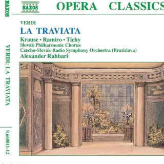 Giuseppe Verdi, Slovak Philharmonic Chorus, Bratislava Czecho-Slovak Radio Symphony Orchestra, Alexander Rahbari: Verdi: La Traviata - CD