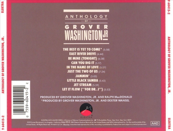 Grover Washington, Jr.: Anthology - CD Foto #2