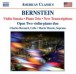 Bernstein: Violin Sonata - Piano Trio - New Transcriptions - CD