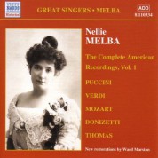 Nellie Melba: The Complete American Recordings, Vol. 1 - CD